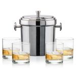 Milano Ice Bucket & Aristocrat On-the-Rocks Set - Set of 5 (Blank) Milano Ice Bucket & Aristocrat On-the-Rocks Set - Set of 5 (Blank)