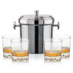 Milano Ice Bucket & Cassidy On-the-Rocks Set - SST1033-4CS (Blank) Milano Ice Bucket & Cassidy On-the-Rocks Set - SST1033-4CS (Blank)