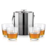 Catania Ice Bucket & Carberry On-the-Rocks Set - Set of 5 (Blank) Catania Ice Bucket & Carberry On-the-Rocks Set - Set of 5 (Blank)