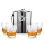 Catania Ice Bucket & Carberry On-the-Rocks Set - Set of 5 Catania Ice Bucket & Carberry On-the-Rocks Set - Set of 5