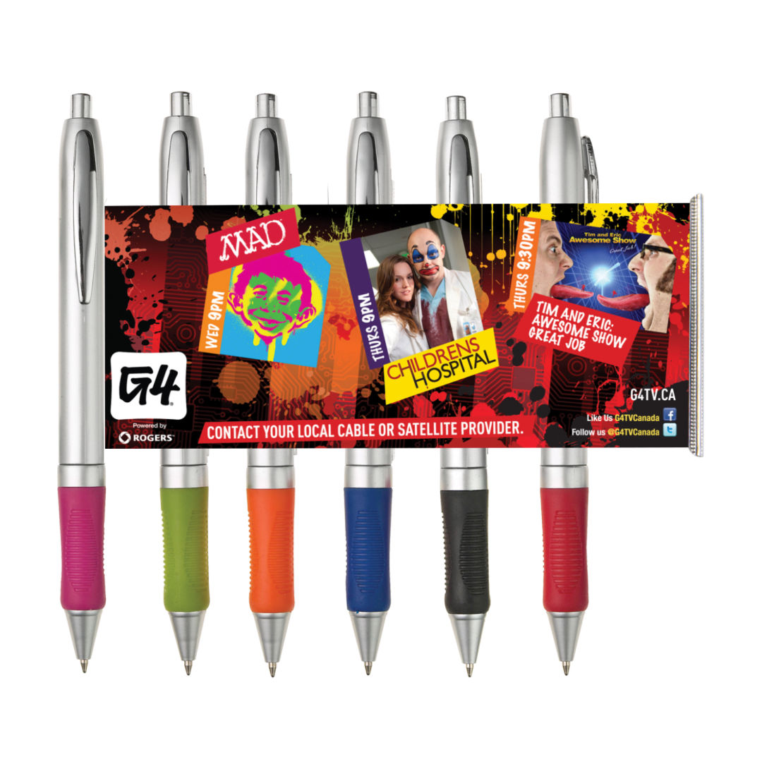 Metal Pull-Out Ad Pen (5-6 Weeks) 1