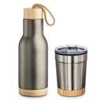 Arya Bottle & Tumbler Gift Set - Gray (Blank) Arya Bottle & Tumbler Gift Set - Gray (Blank)