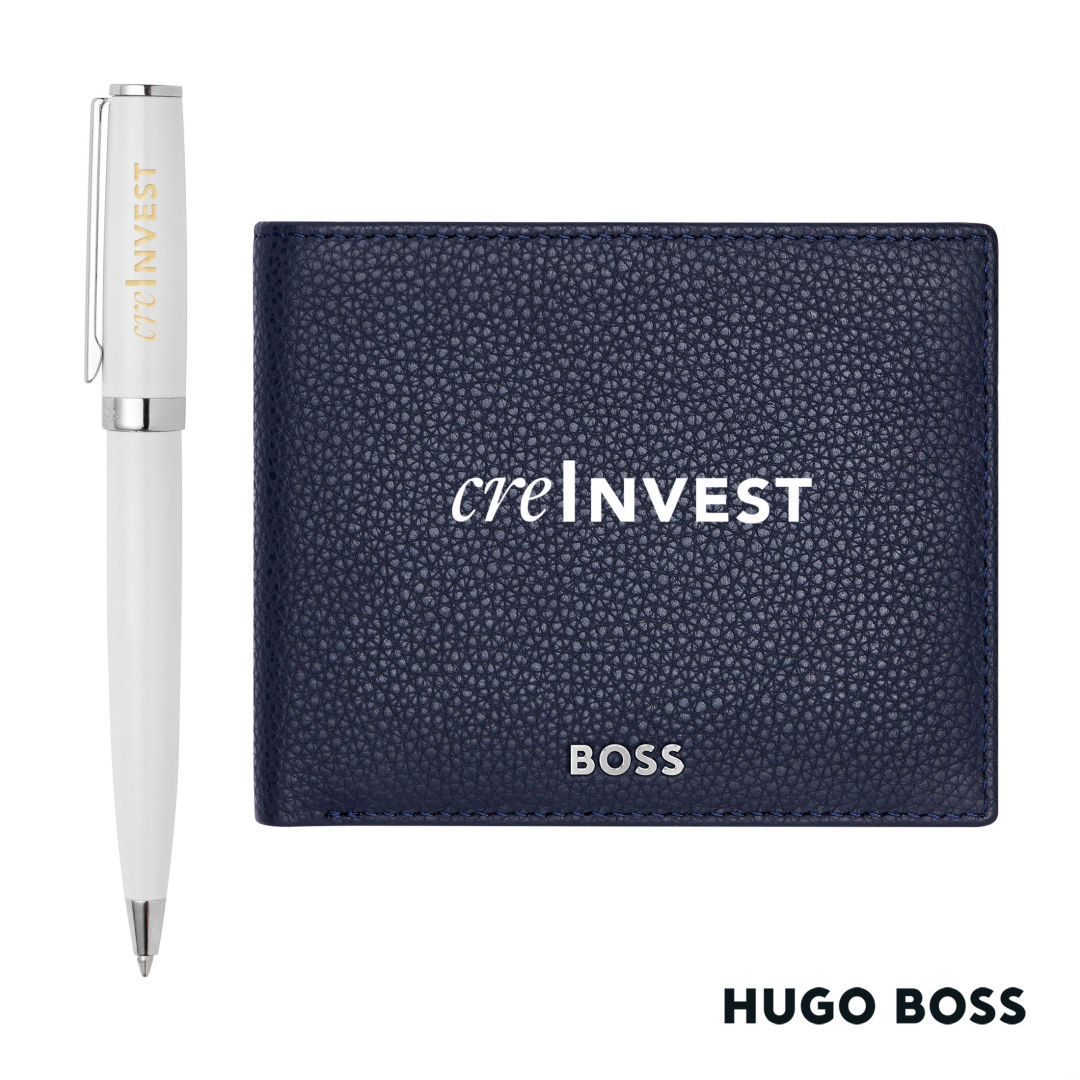 Hugo Boss® Ballpoint Pen & Wallet Set 1