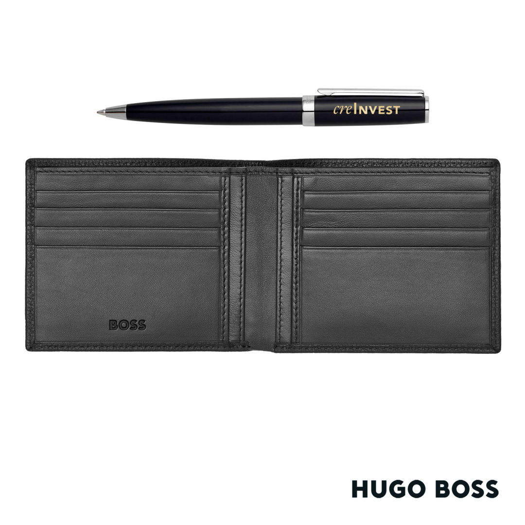Hugo Boss® Ballpoint Pen & Wallet Set 1