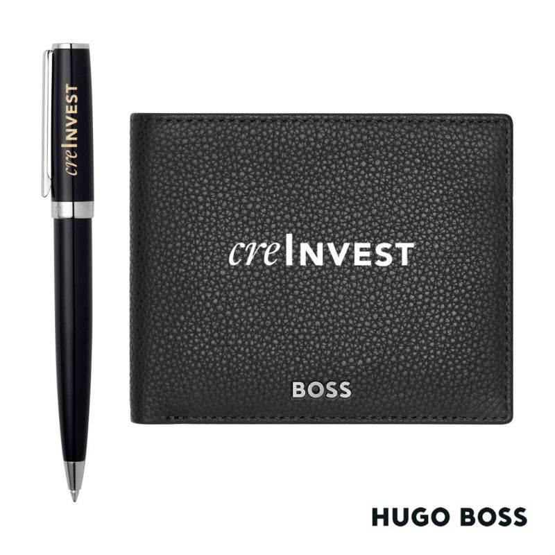 Hugo Boss® Ballpoint Pen & Wallet Set 1 Hugo Boss® Ballpoint Pen & Wallet Set 1