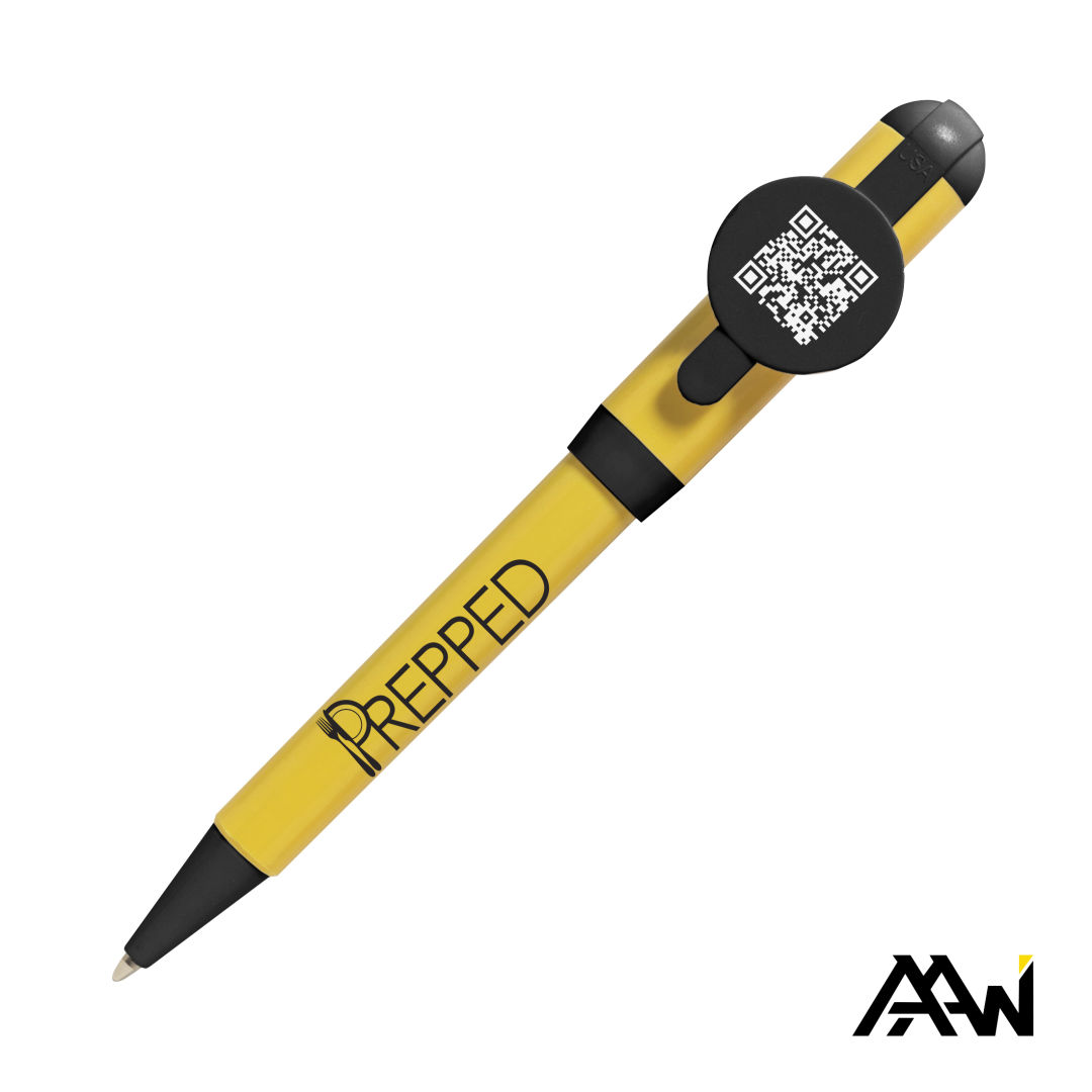 Jumbo QR Billboard Twist Pen - Black Accent 1