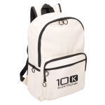 Ferox Multi-Zipper Compartment Backpack - White Ferox Multi-Zipper Compartment Backpack - White