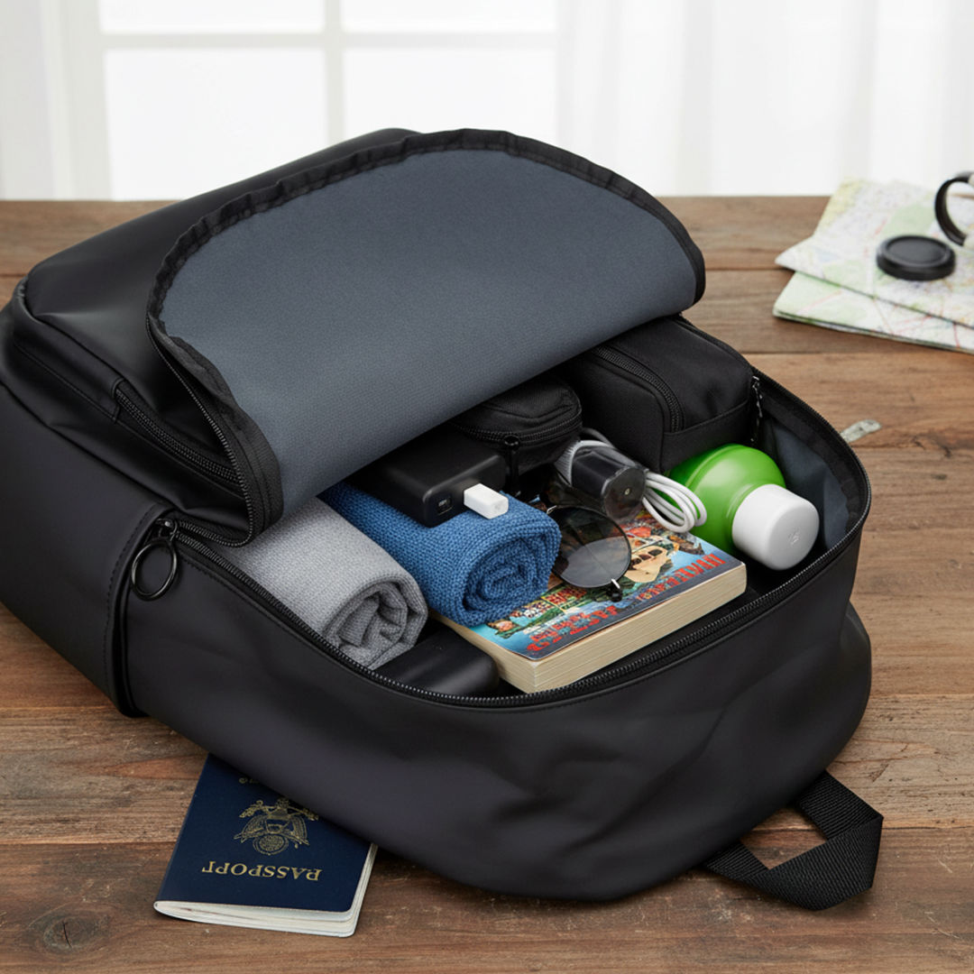 Ferox Multi-Zipper Compartment Backpack 1