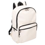 Ferox Multi-Zipper Compartment Backpack - White (Blank) Ferox Multi-Zipper Compartment Backpack - White (Blank)