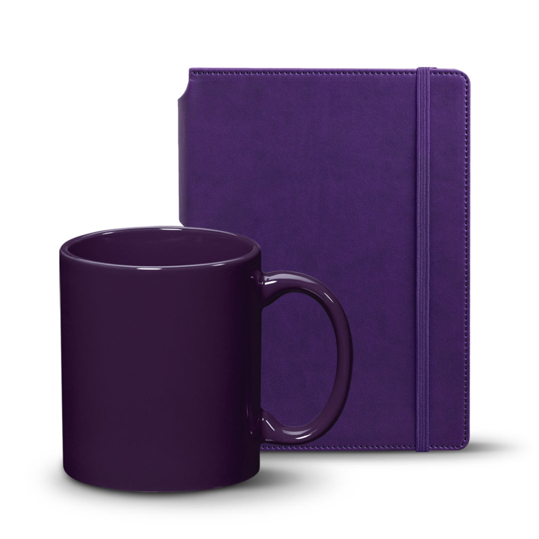 Eccolo® Tempo Journal/Malibu Mug Set 1