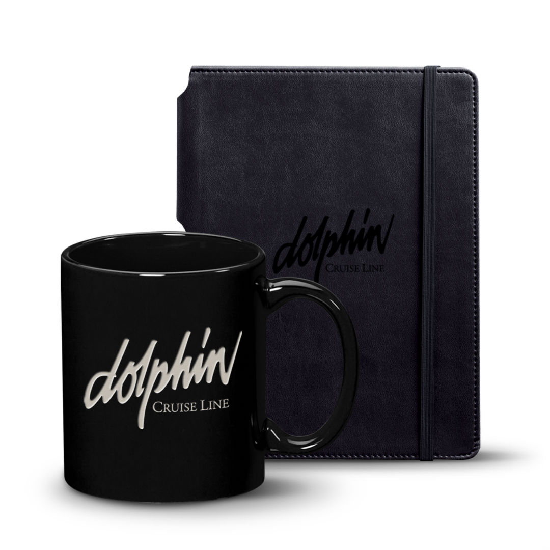 Eccolo® Tempo Journal/Malibu Mug Set 1
