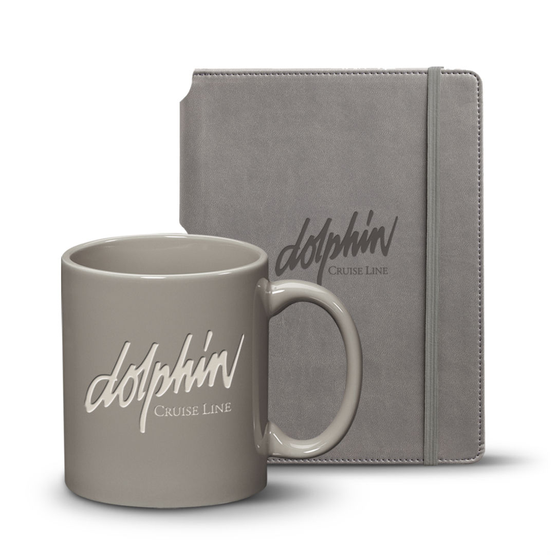 Eccolo® Tempo Journal/Malibu Mug Set 1