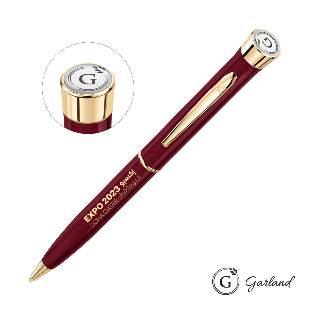 Garland® Color Twist Ballpoint Pen - Gold Accent 1