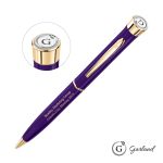 Garland® Color Twist Ballpoint Pen - Gold Accent - Purple / Gold Garland® Color Twist Ballpoint Pen - Gold Accent - Purple / Gold