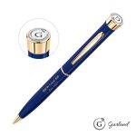 Garland® Color Twist Ballpoint Pen - Gold Accent - Blue / Gold Garland® Color Twist Ballpoint Pen - Gold Accent - Blue / Gold