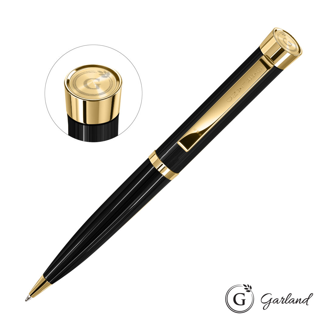 Garland® Executive Color Emblem Ballpoint Pen - Gold 1