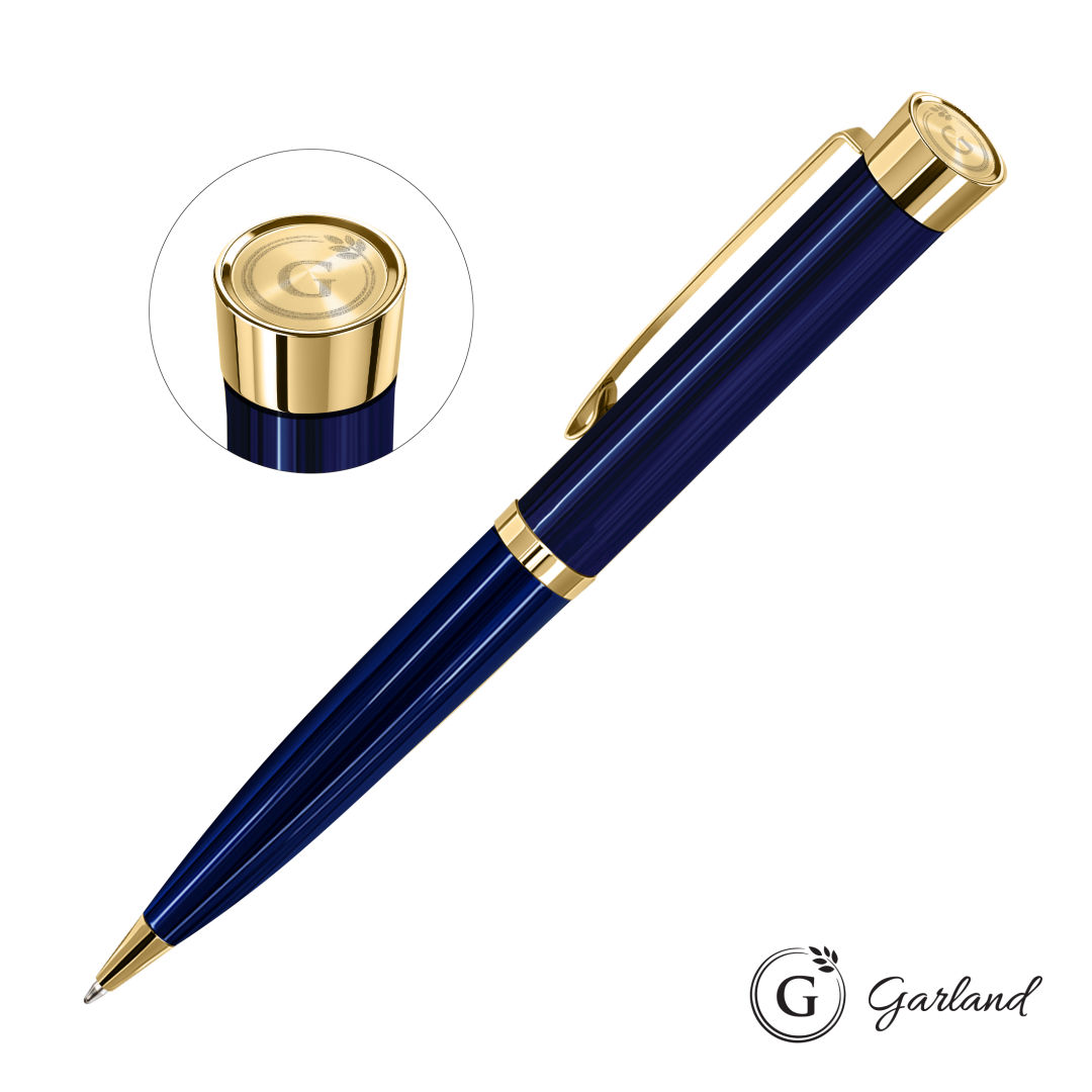 Garland® Executive Color Emblem Ballpoint Pen - Gold 1