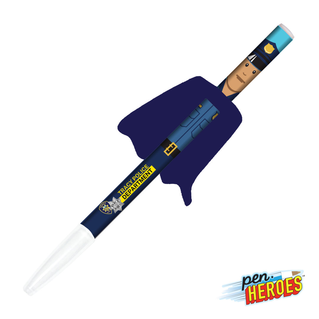 Pen Heroes™ Hometown Series Male w/Cape Pen 1