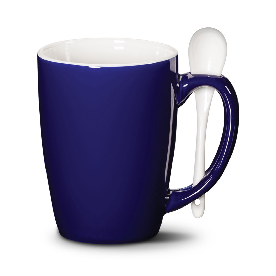 Winfield Mug & Spoon 15oz - Deep Etch 1