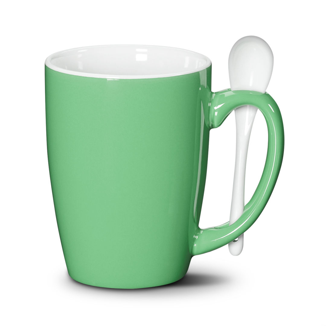 Winfield Mug & Spoon 15oz - Deep Etch 1