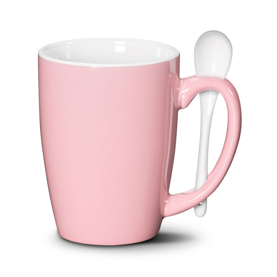 Winfield Mug & Spoon 15oz - Deep Etch 1