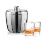 Pescara Ice Bucket & Heceta On-the-Rocks Set - Set of 3 (Blank) Pescara Ice Bucket & Heceta On-the-Rocks Set - Set of 3 (Blank)