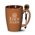 Roberta Mug & Spoon - 16oz - Deep Etch - Russet / 16 oz Roberta Mug & Spoon - 16oz - Deep Etch - Russet / 16 oz