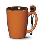 Roberta Mug & Spoon - 16oz - Deep Etch - Rust / 16 oz (Blank) Roberta Mug & Spoon - 16oz - Deep Etch - Rust / 16 oz (Blank)