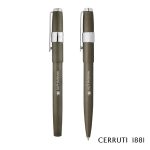 Cerruti 1881® Block Brushed Ballpoint Pen & Fountain Pen Set 1 Cerruti 1881® Block Brushed Ballpoint Pen & Fountain Pen Set 1