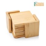 Burke Bamboo VividPrint™ Coaster Set - Square 2 Burke Bamboo VividPrint™ Coaster Set - Square 2