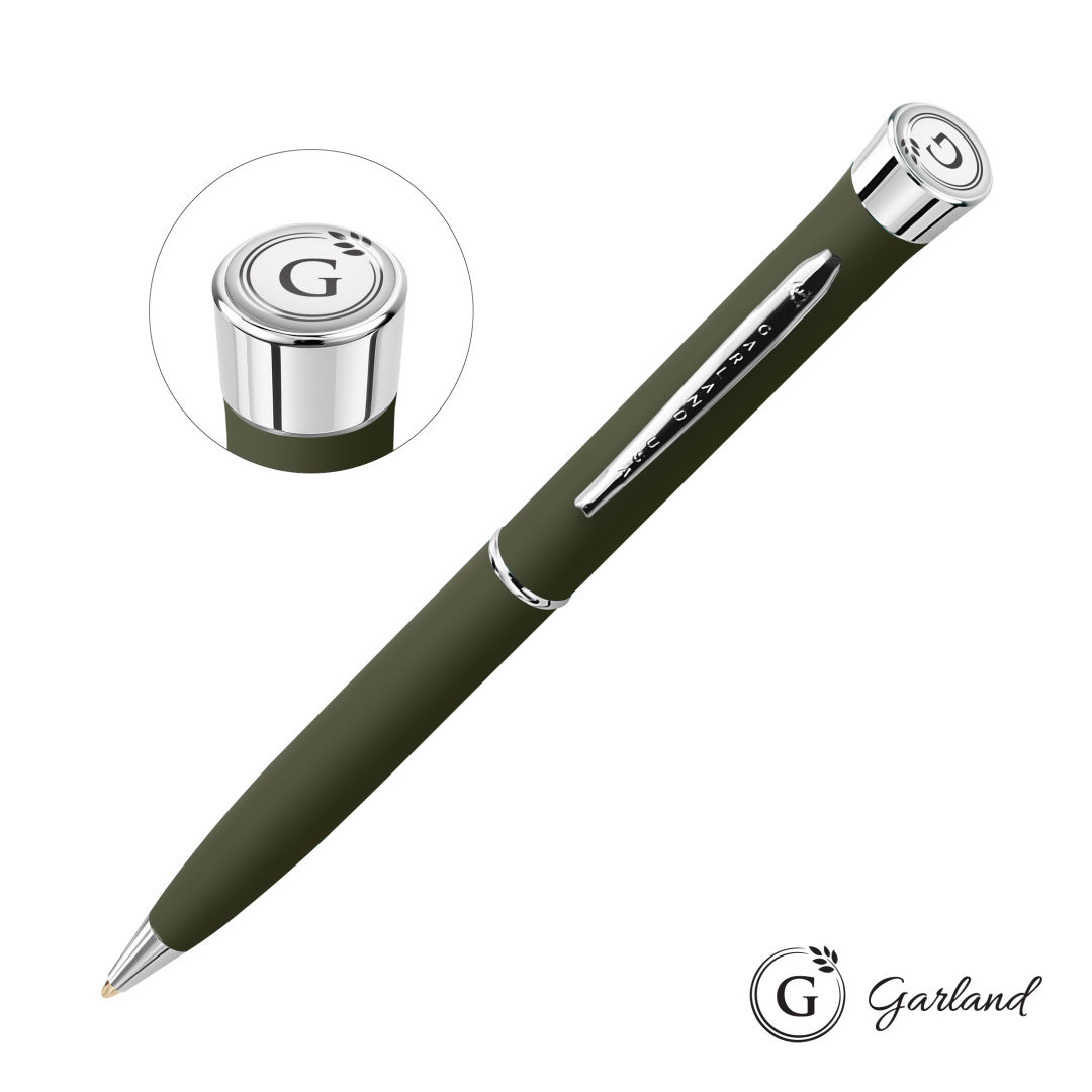 Garland® Freedom Ballpoint Pen - Chrome Accent 1