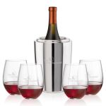 Pescara Wine Cooler & Redmond Stemless Wine Set - (None) Pescara Wine Cooler & Redmond Stemless Wine Set - (None)