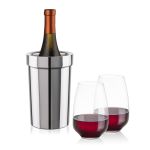 Milano Wine Cooler & Oldham Stemless Wine Set - Set of 3 (Blank) Milano Wine Cooler & Oldham Stemless Wine Set - Set of 3 (Blank)