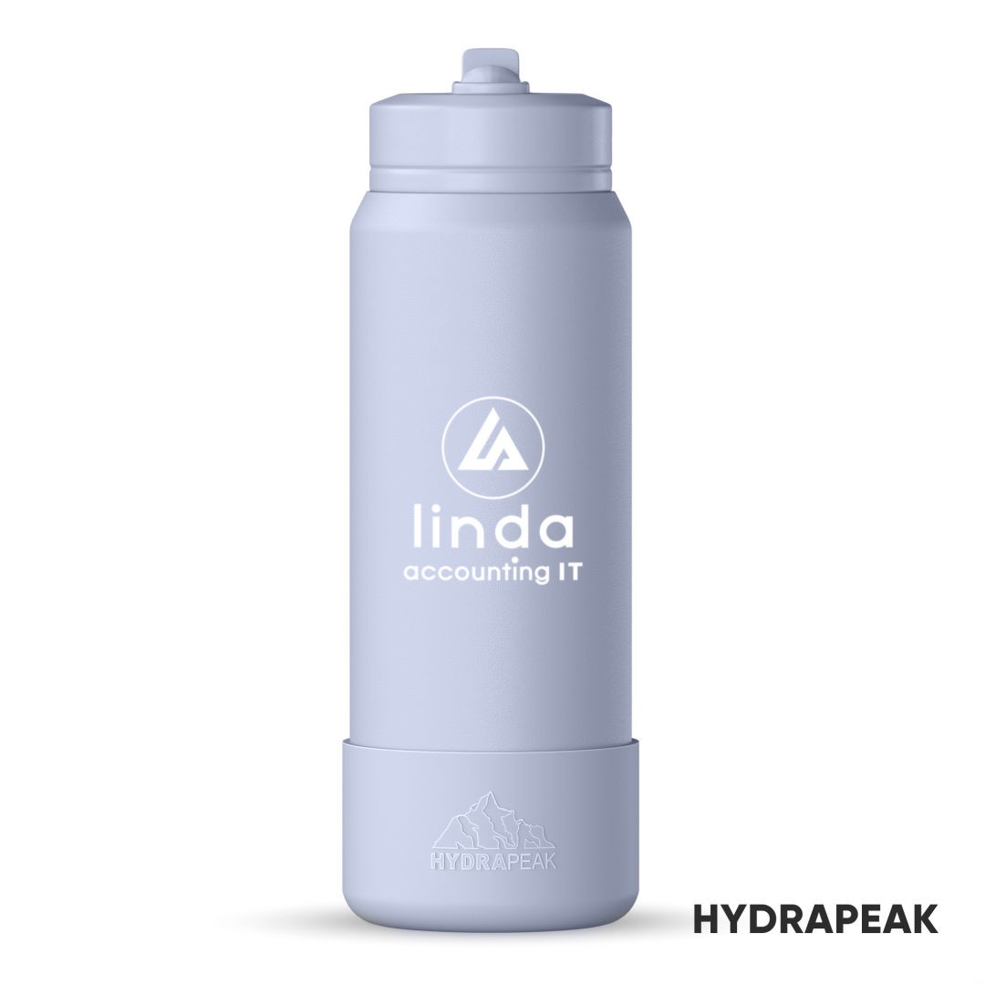 Hydrapeak® Sport Boot Water Bottle w/Straw Lid - 26oz 1