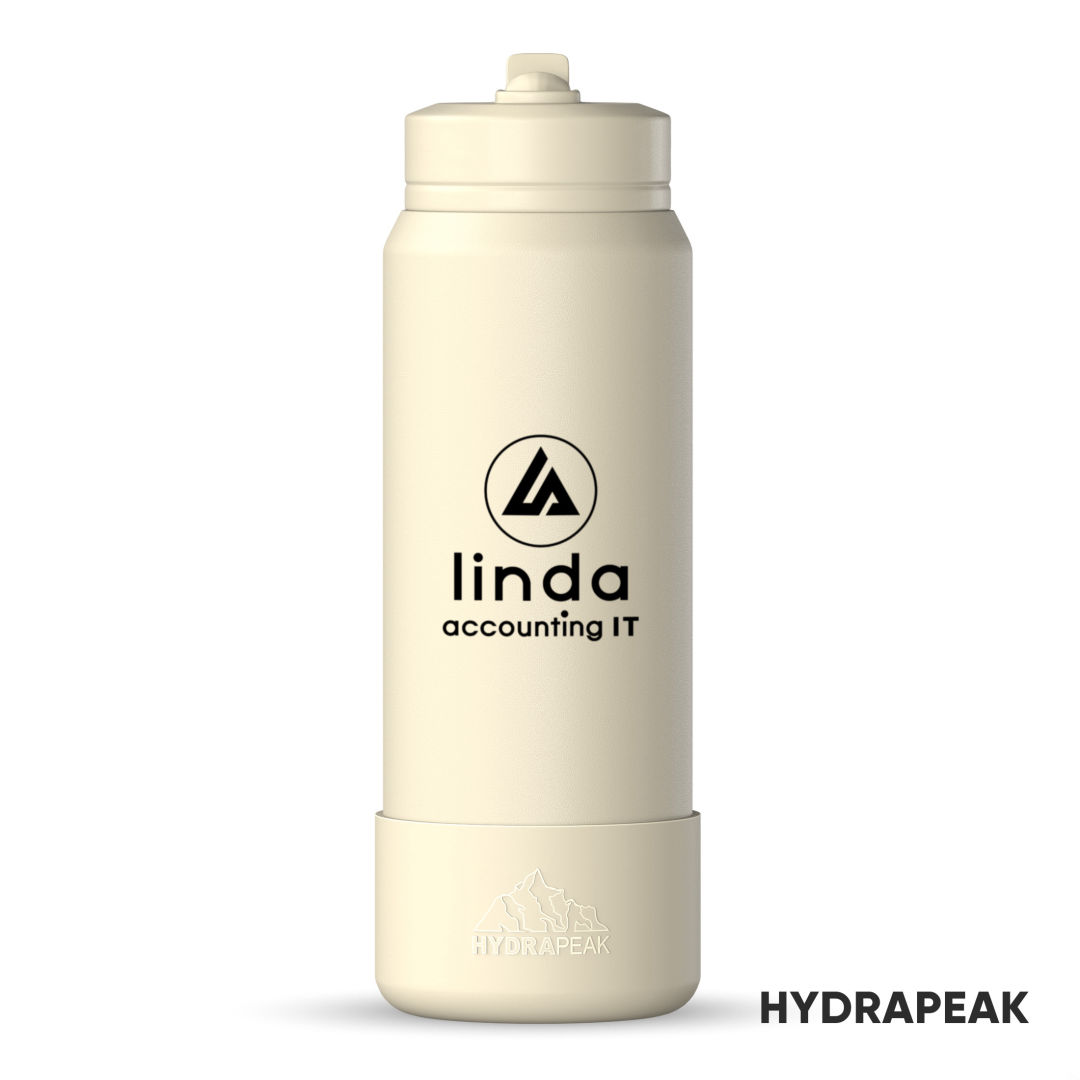 Hydrapeak® Sport Boot Water Bottle w/Straw Lid - 26oz 1
