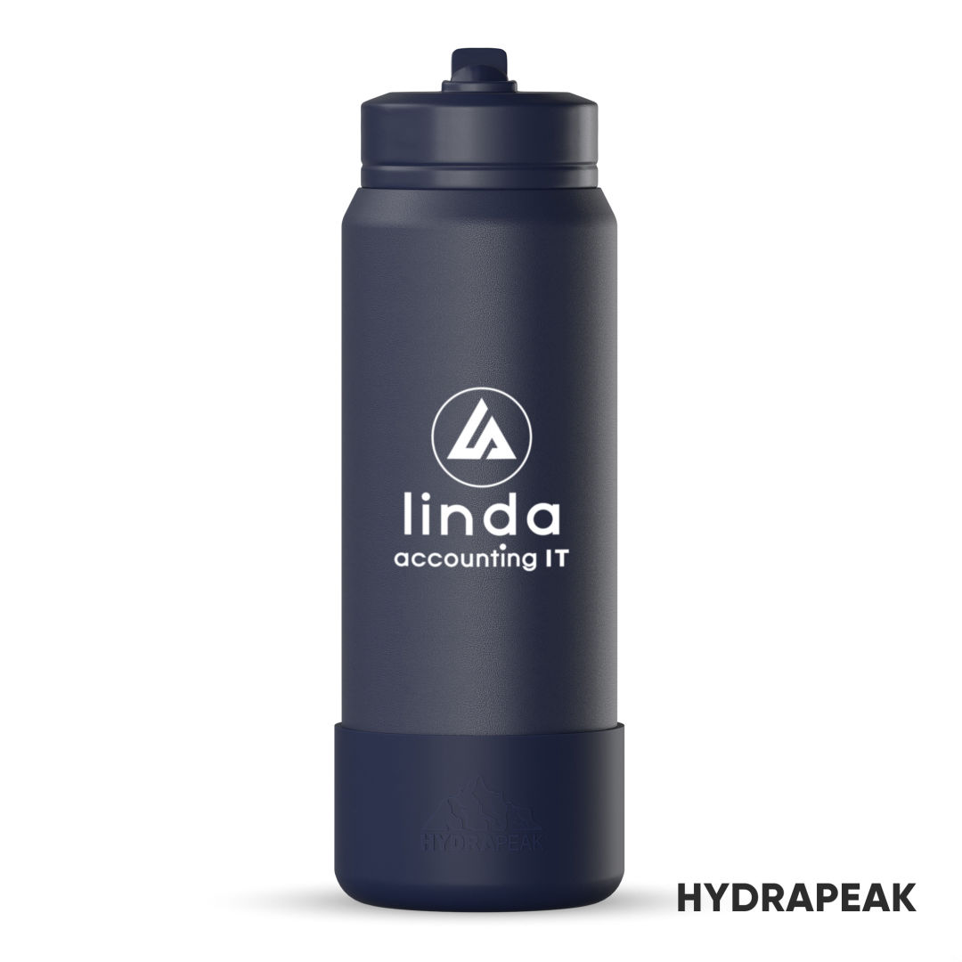 Hydrapeak® Sport Boot Water Bottle w/Straw Lid - 26oz 1