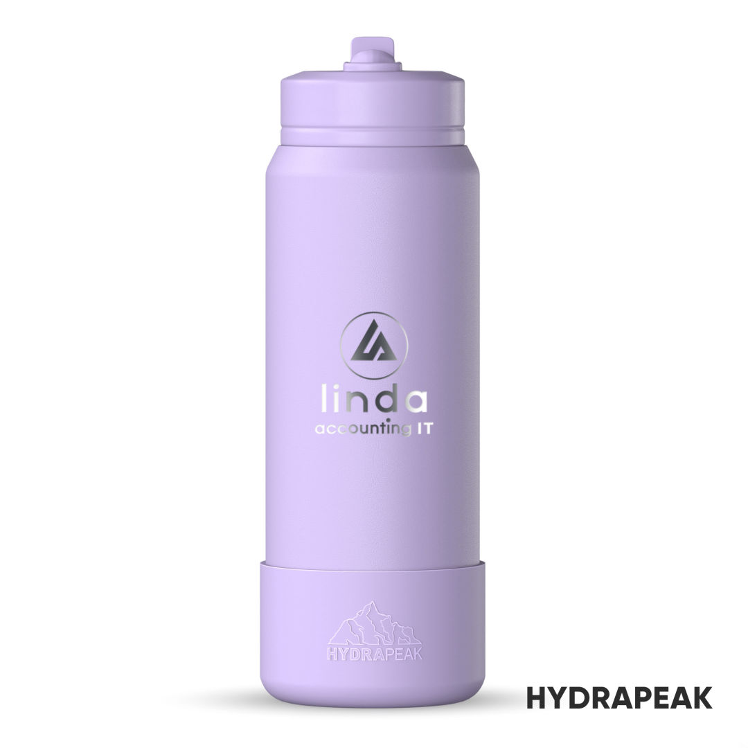 Hydrapeak® Sport Boot Water Bottle w/Straw Lid - 26oz 1