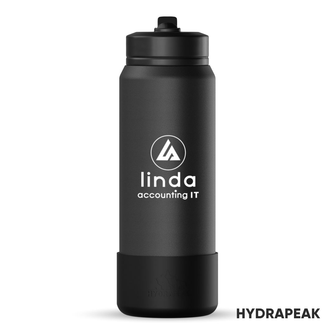 Hydrapeak® Sport Boot Water Bottle w/Straw Lid - 26oz 1