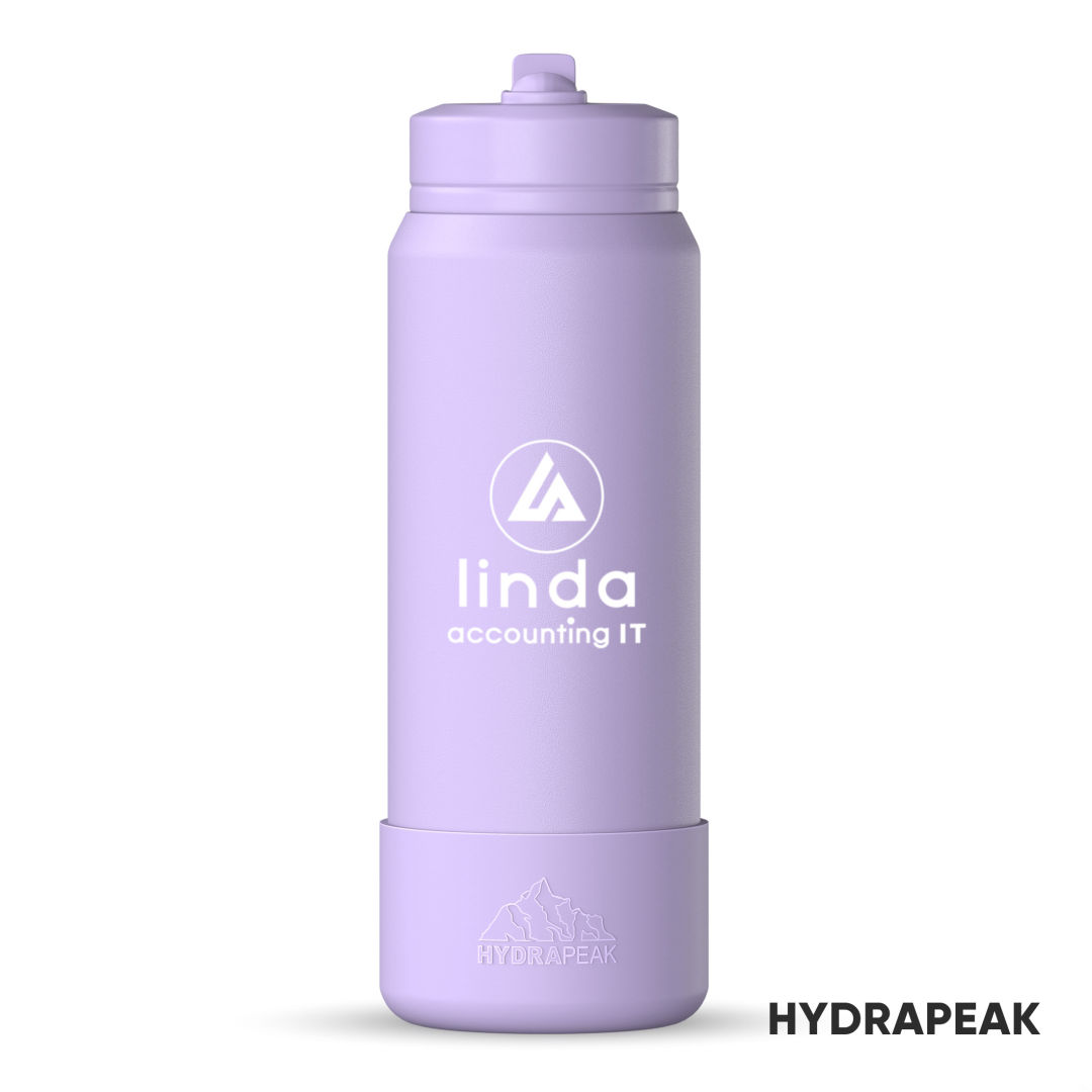 Hydrapeak® Sport Boot Water Bottle w/Straw Lid - 26oz 1