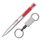 Harmony Pen/Keyring Gift Set - GF250 SILVER-R Harmony Pen/Keyring Gift Set - GF250 SILVER-R
