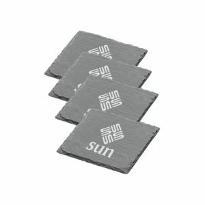 Hemingway Slate Coaster Set - 4pc 1 Hemingway Slate Coaster Set - 4pc 1