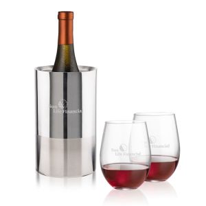 Catania Wine Cooler & Redmond Stemless Wine Set 1 Catania Wine Cooler & Redmond Stemless Wine Set 1