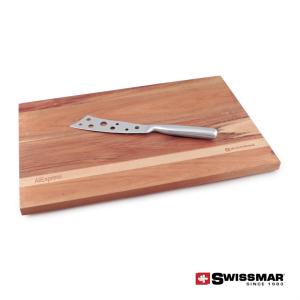Swissmar® Acacia Cutting Board & Cheese Knife Set 1 Swissmar® Acacia Cutting Board & Cheese Knife Set 1