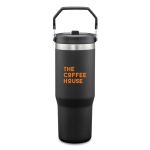 Revive SS Travel Mug w/Handle & Straw - 30oz 1 Revive SS Travel Mug w/Handle & Straw - 30oz 1
