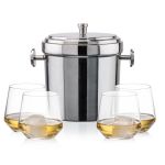 Milano Ice Bucket & Tucson On-the-Rocks Set - Set of 5 (Blank) Milano Ice Bucket & Tucson On-the-Rocks Set - Set of 5 (Blank)