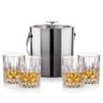 Catania Ice Bucket & RIEDEL Spey On-the-Rocks Set - Set of 5 (Blank) Catania Ice Bucket & RIEDEL Spey On-the-Rocks Set - Set of 5 (Blank)