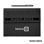 Hugo Boss® Cloud Ballpoint Pen & A5 Folder Set 1 Hugo Boss® Cloud Ballpoint Pen & A5 Folder Set 1