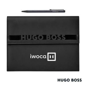 Hugo Boss® Cloud Ballpoint Pen & A5 Folder Set 1 Hugo Boss® Cloud Ballpoint Pen & A5 Folder Set 1