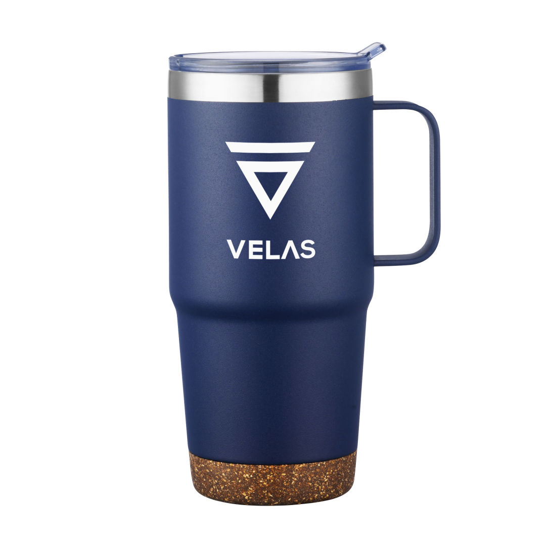 Akira Travel Mug w/Cork Bottom - 24oz 1