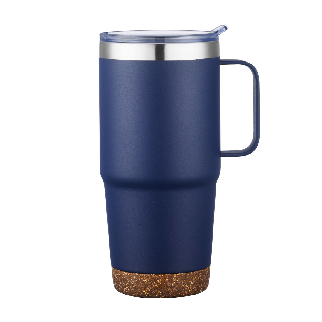 Akira Travel Mug w/Cork Bottom - 24oz 1
